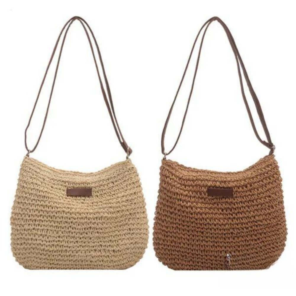 Anna-Berg | Classic Woven Style Shoulder Bag