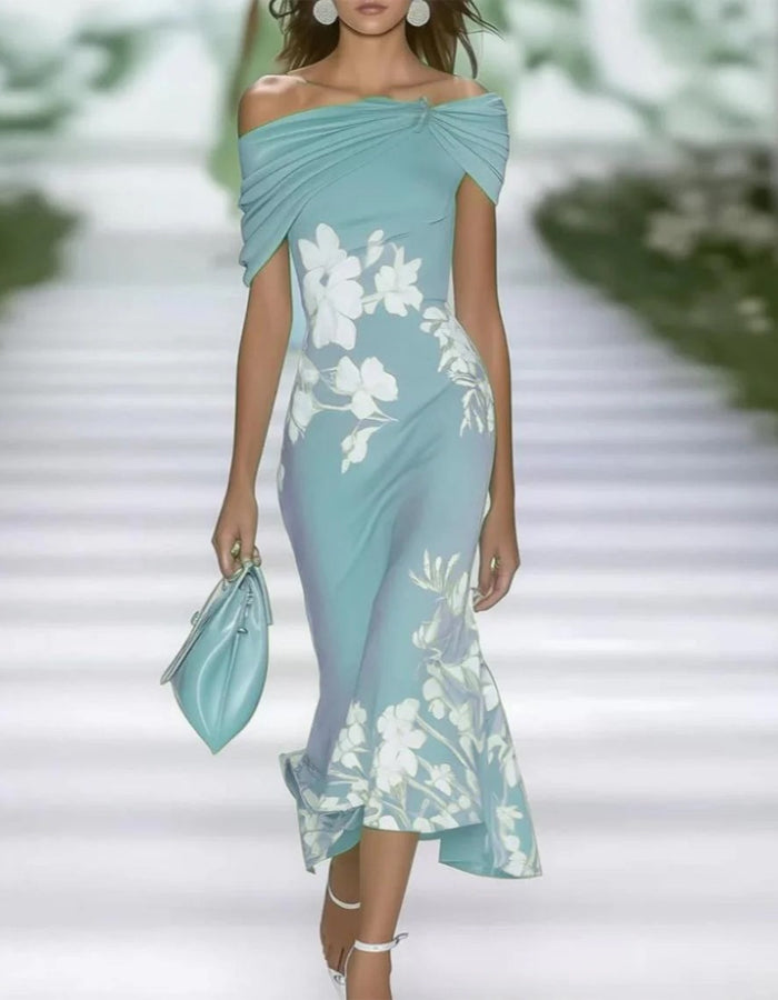 Anna-Berg | Green Lace Dress