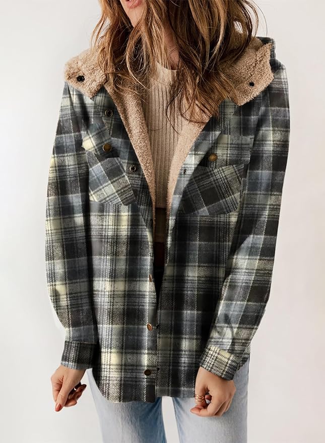 Anna-Berg | Plaid Flannel Jacket