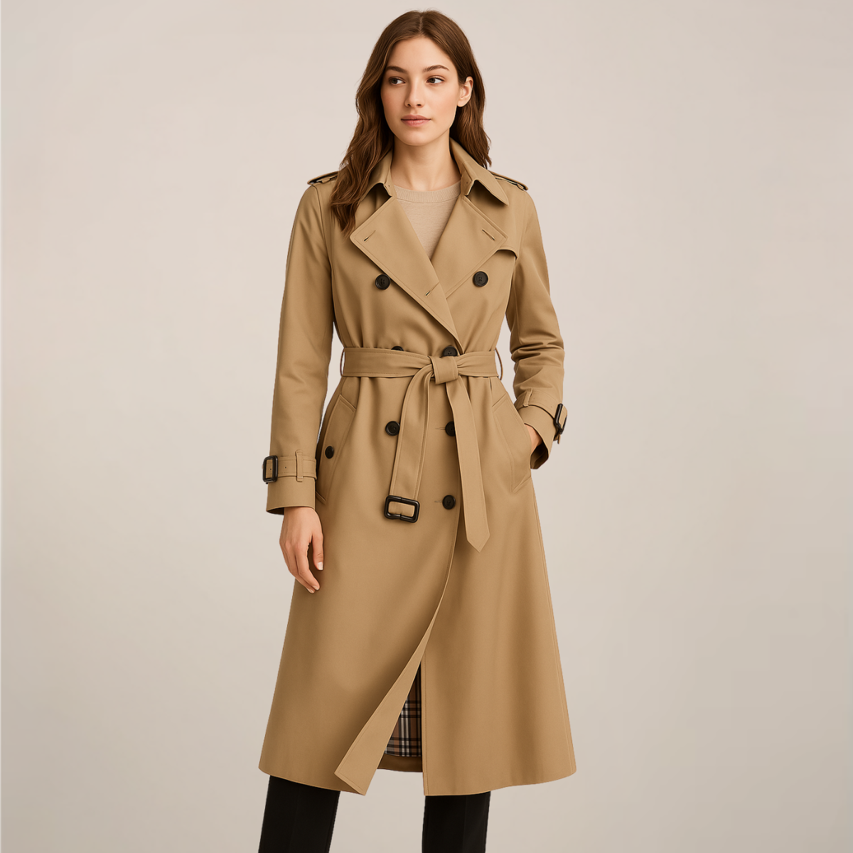 Anna-Berg | Trench Coat - Double-Breasted