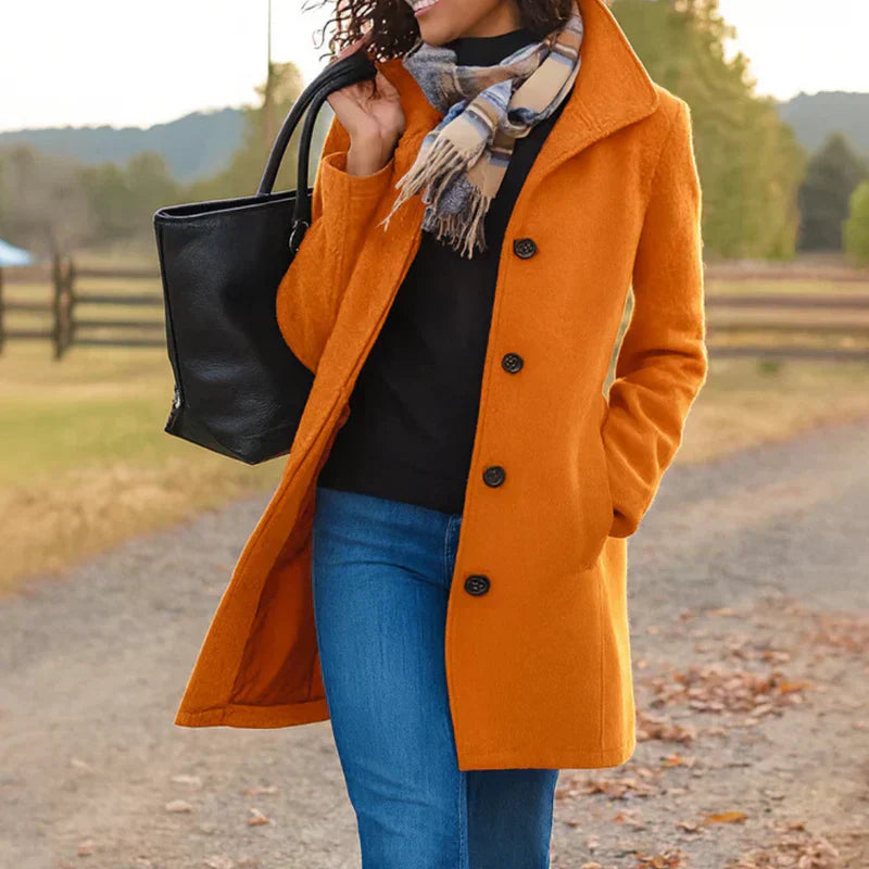 Anna-Berg | Single-Breasted Coat