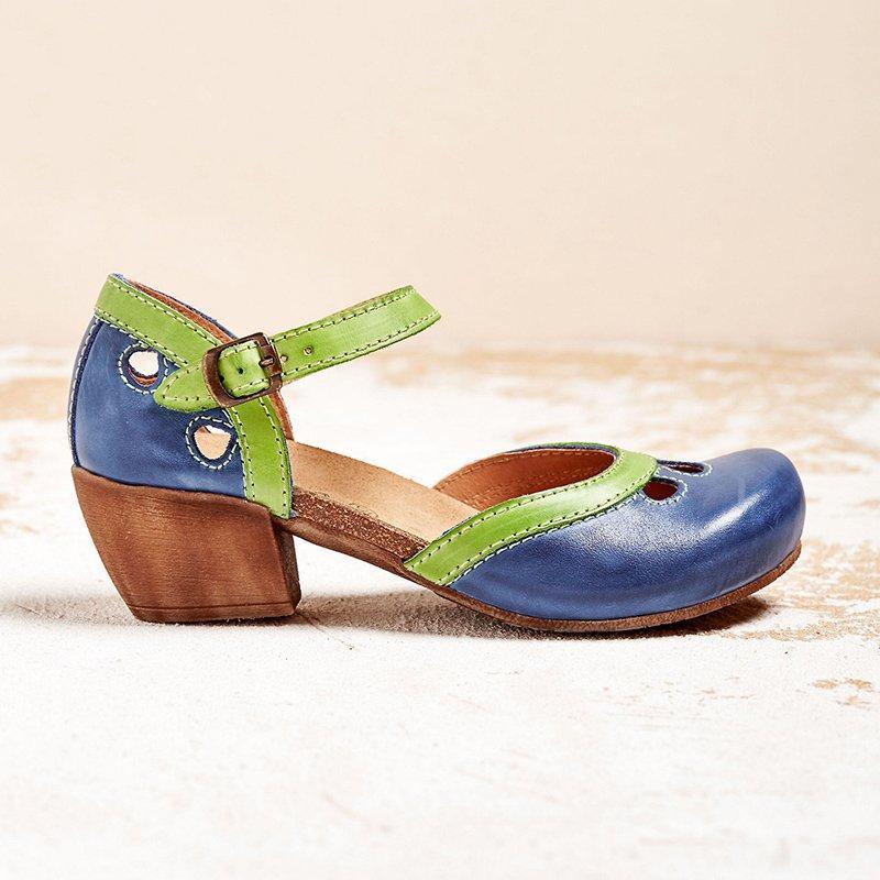 Anna-Berg | Elegant Orthopedic Low Heel Flat Sandals