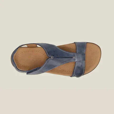 Anna-Berg | Flowing Orthopedic Vegan Leather Sandals Made to Turn Heads