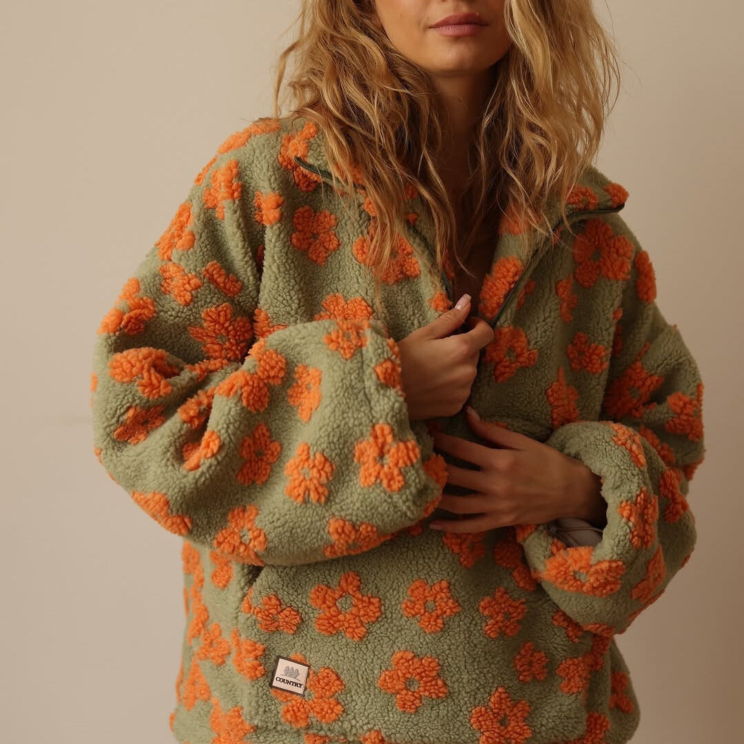 Anna-Berg | Long Sleeve Fleece Hoodie