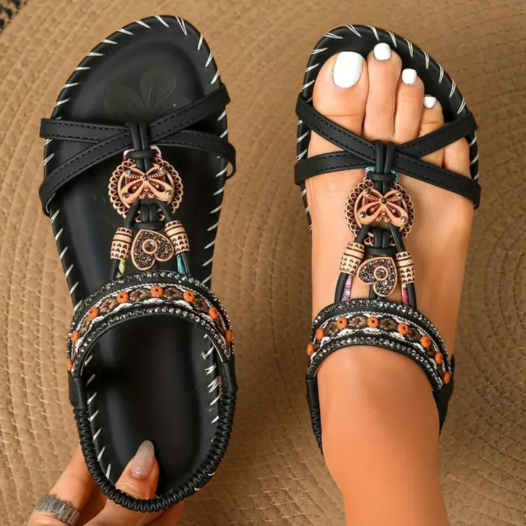Anna-Berg | Flowing Orthopedic Sandals with Graceful Drape