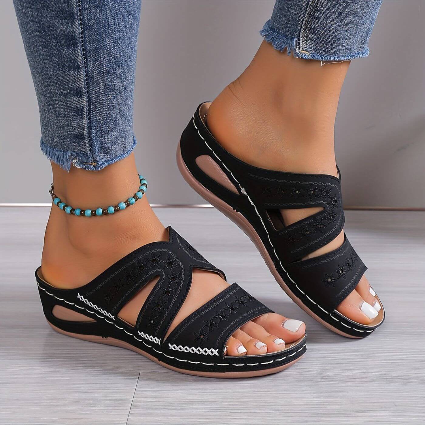 Anna-Berg | Chic Slip-Resistant Orthopedic Sandals