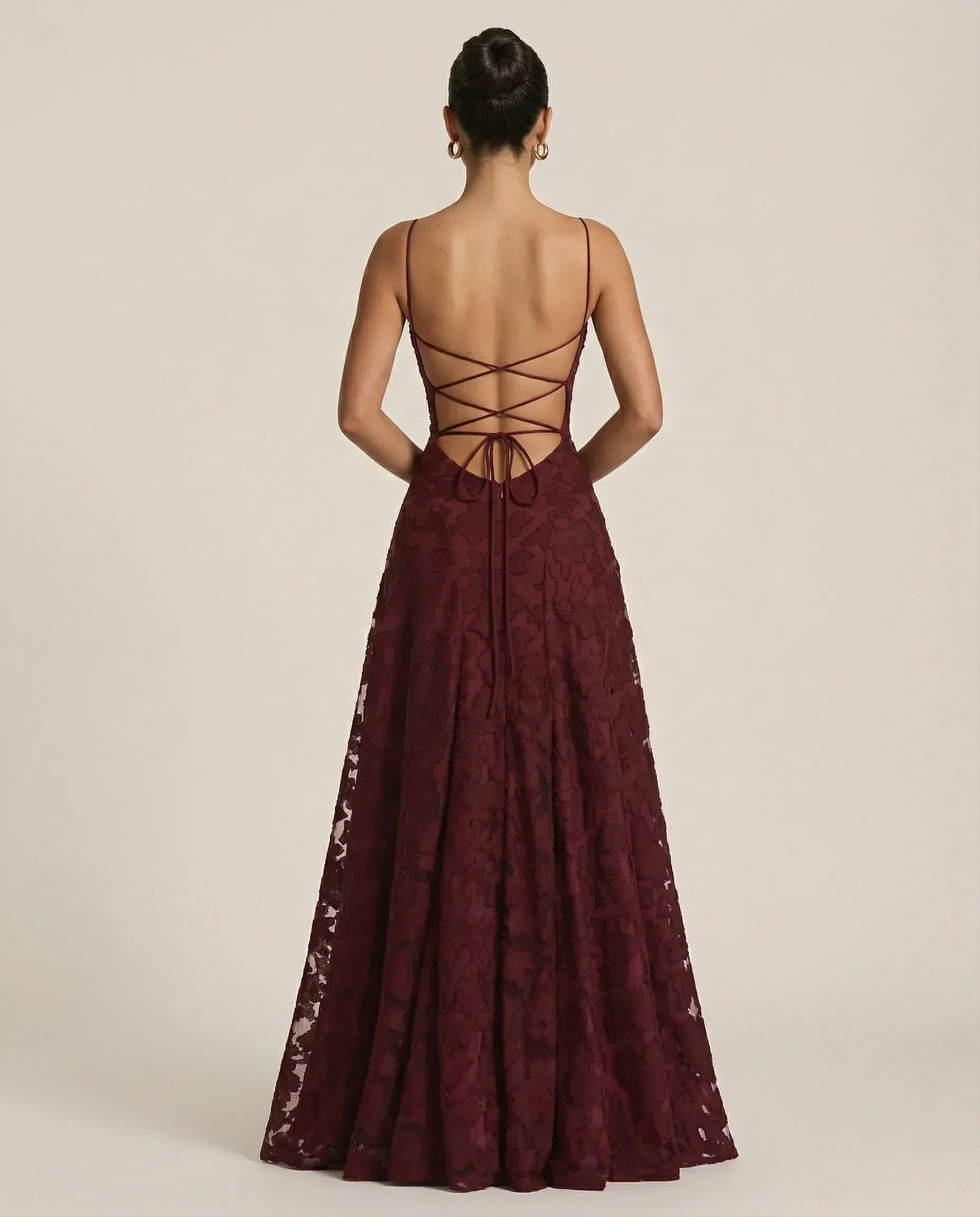 Anna-Berg | Sculpted Blooming Grace Maxi Dress Made to Turn Heads