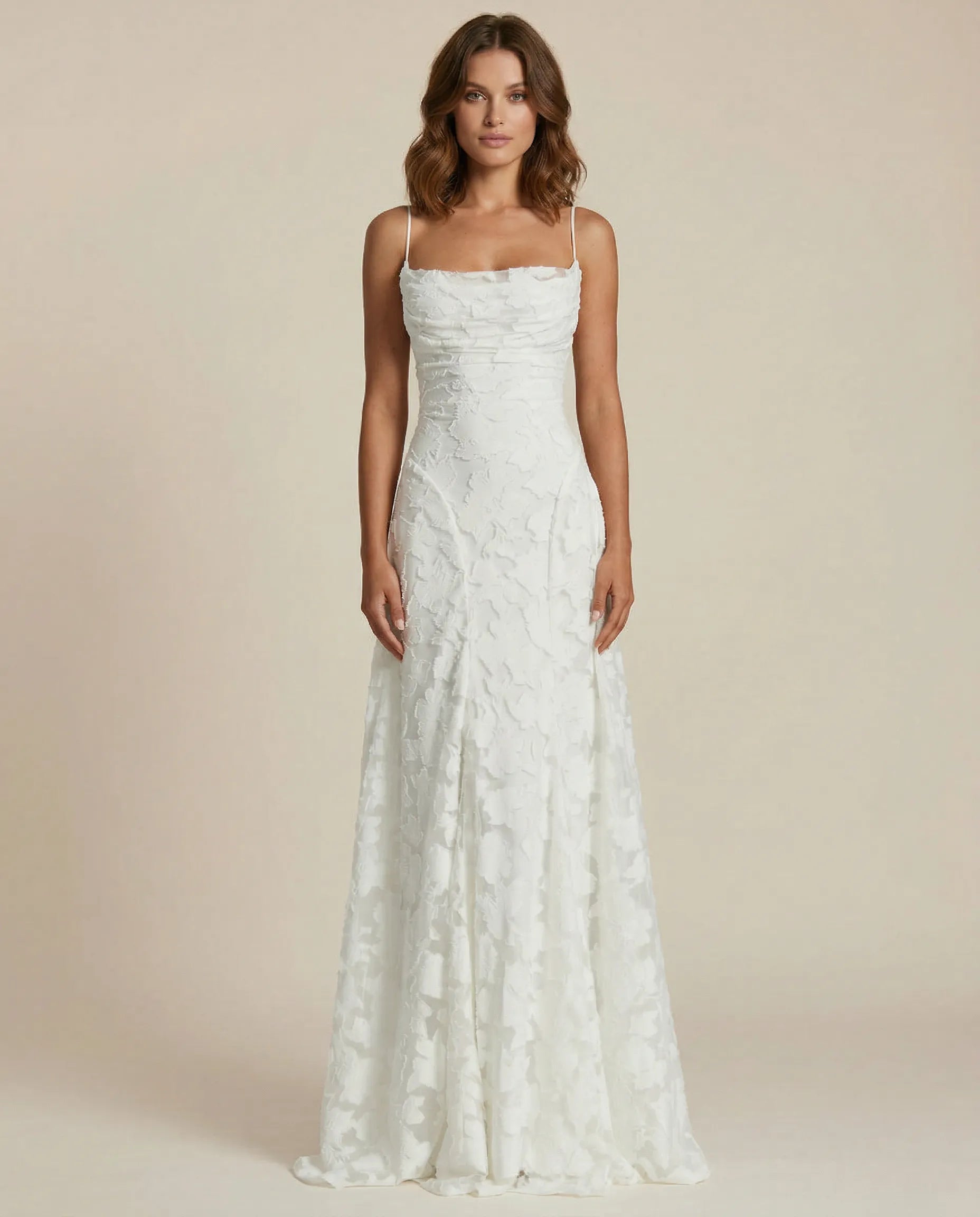 Anna-Berg | Sculpted Blooming Grace Maxi Dress Made to Turn Heads