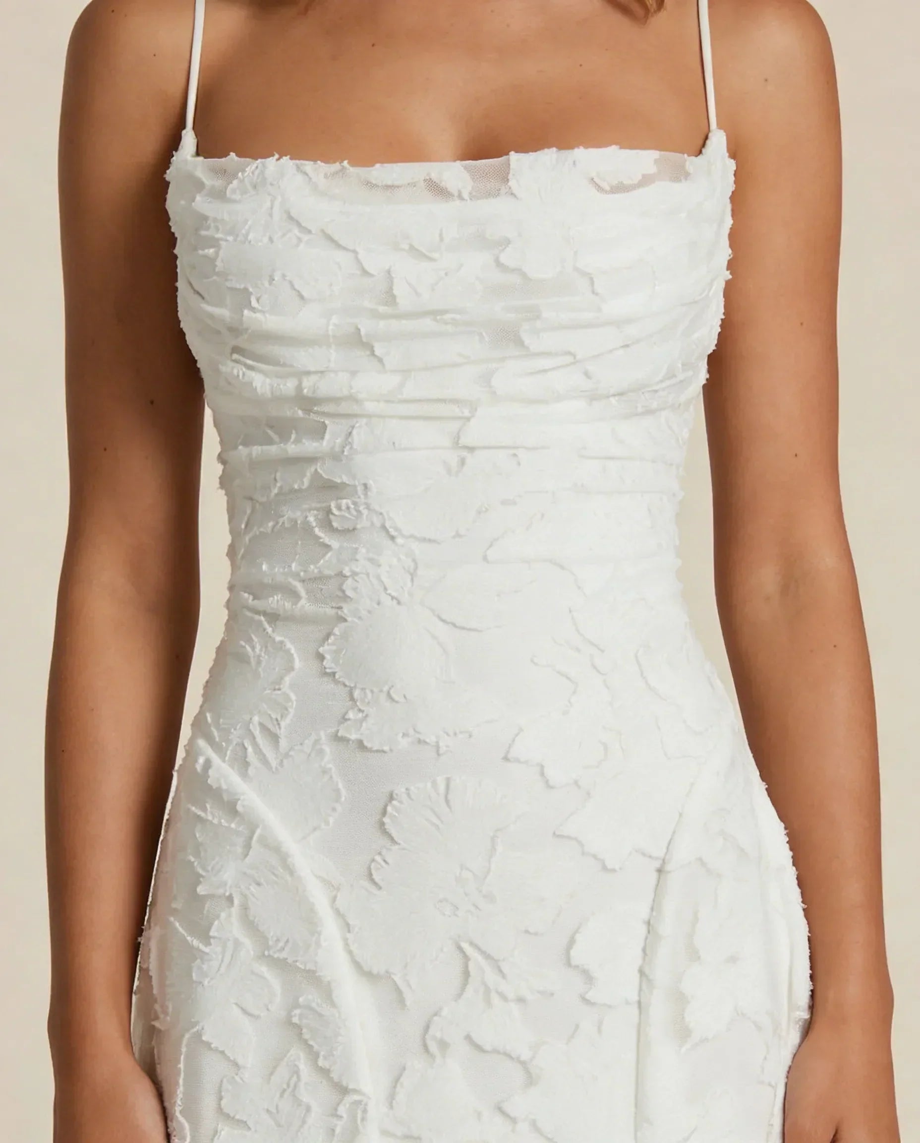 Anna-Berg | Sculpted Blooming Grace Maxi Dress Made to Turn Heads