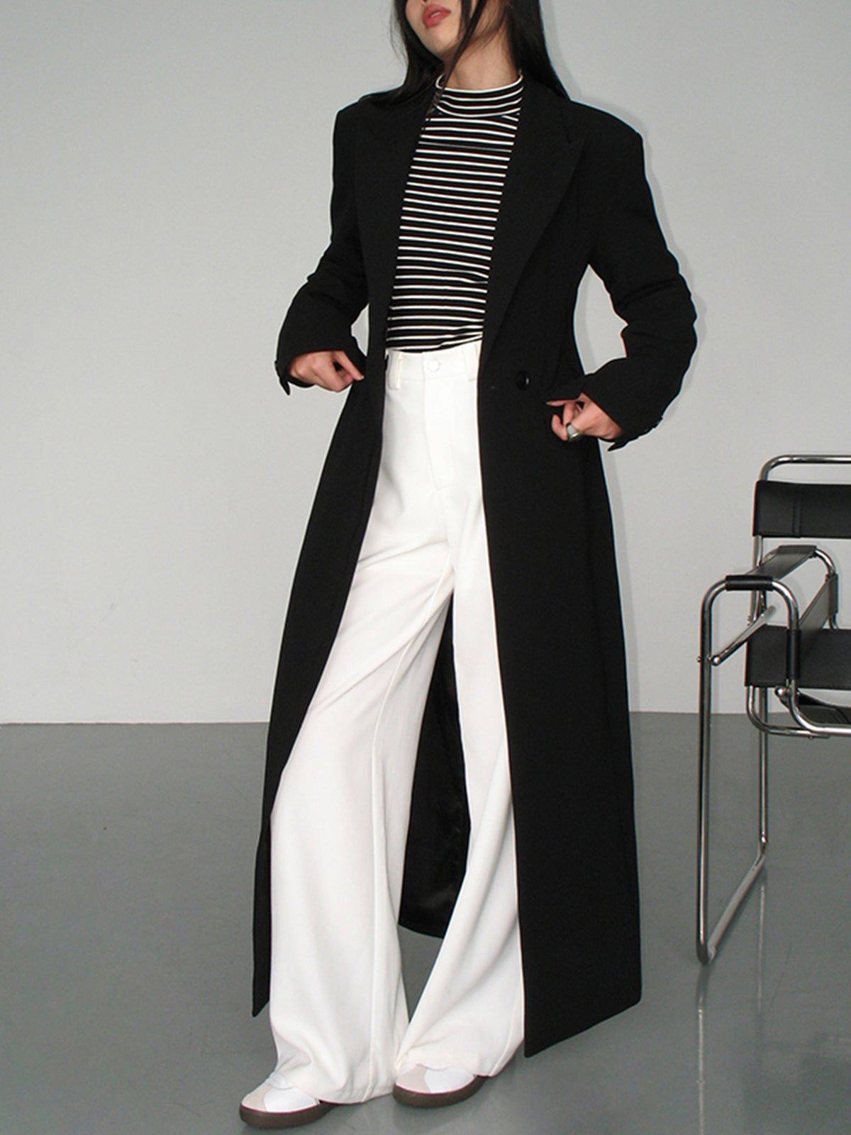 Anna-Berg | Elegant Women's Long Trench Coat