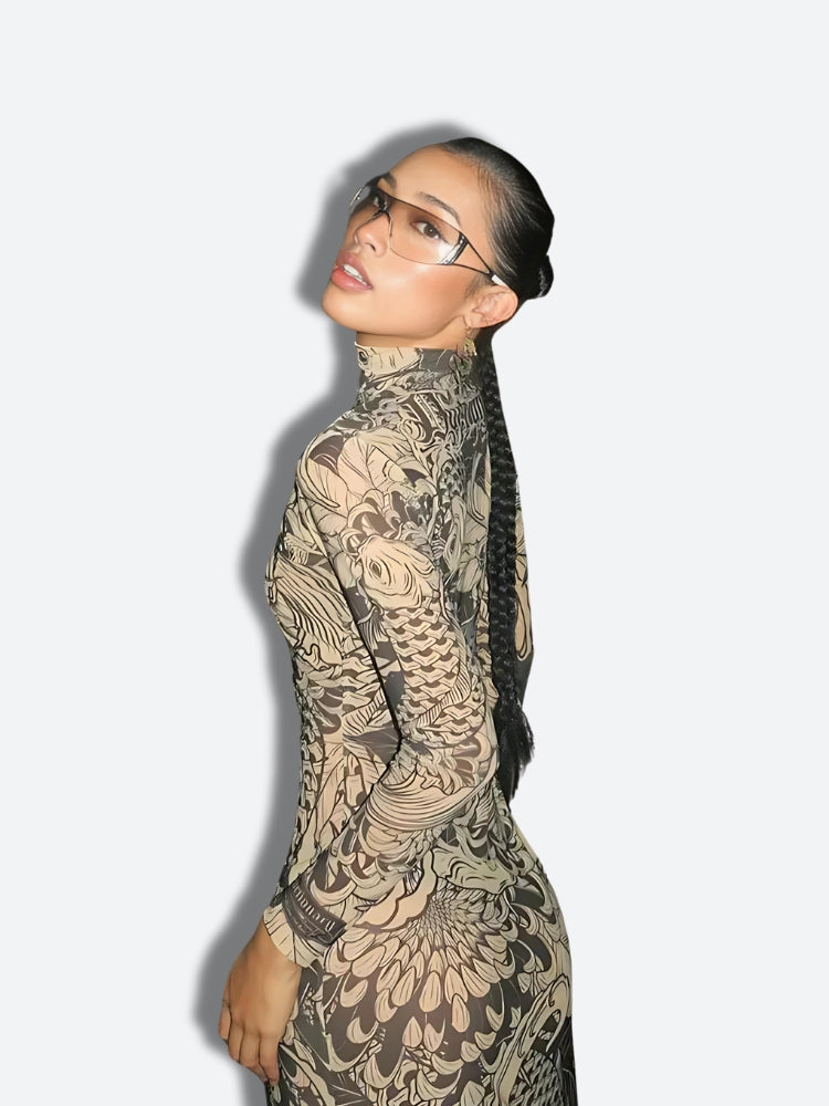 Anna-Berg | Baddie Tattoo Dress