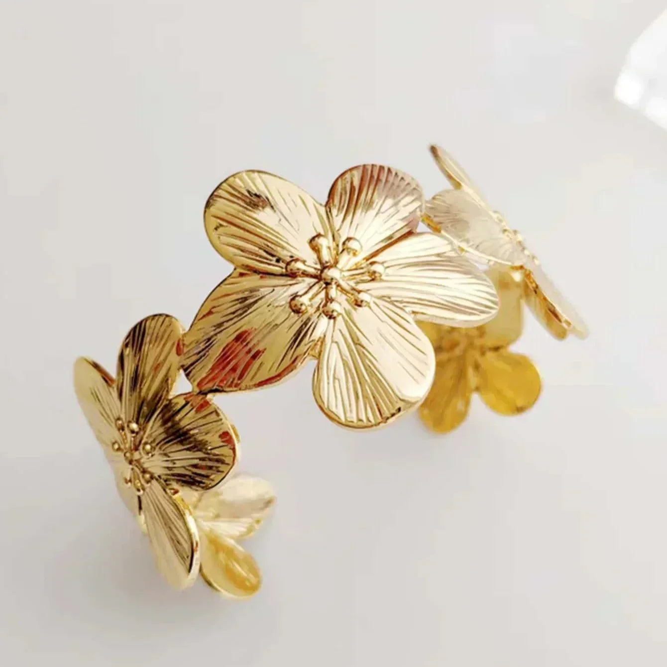 Floral Gold Bracelet