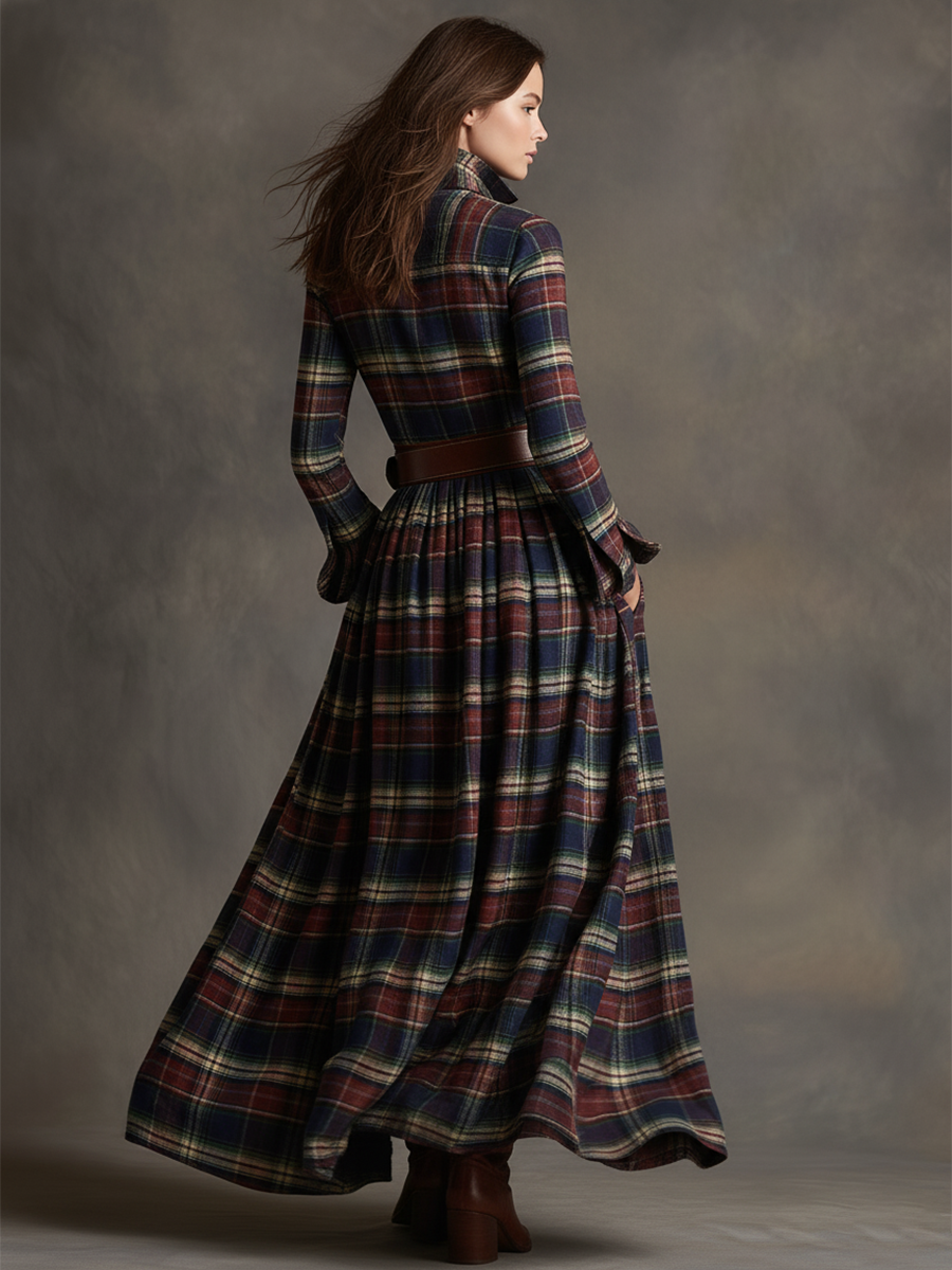 Anna-Berg | Brown Casual Dress
