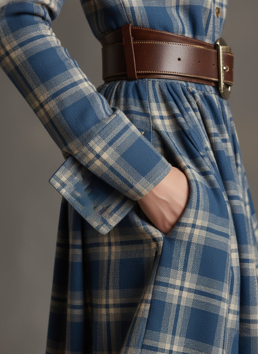 Anna-Berg | Brown Casual Dress