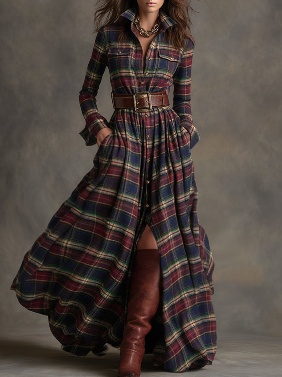 Anna-Berg | Brown Casual Dress