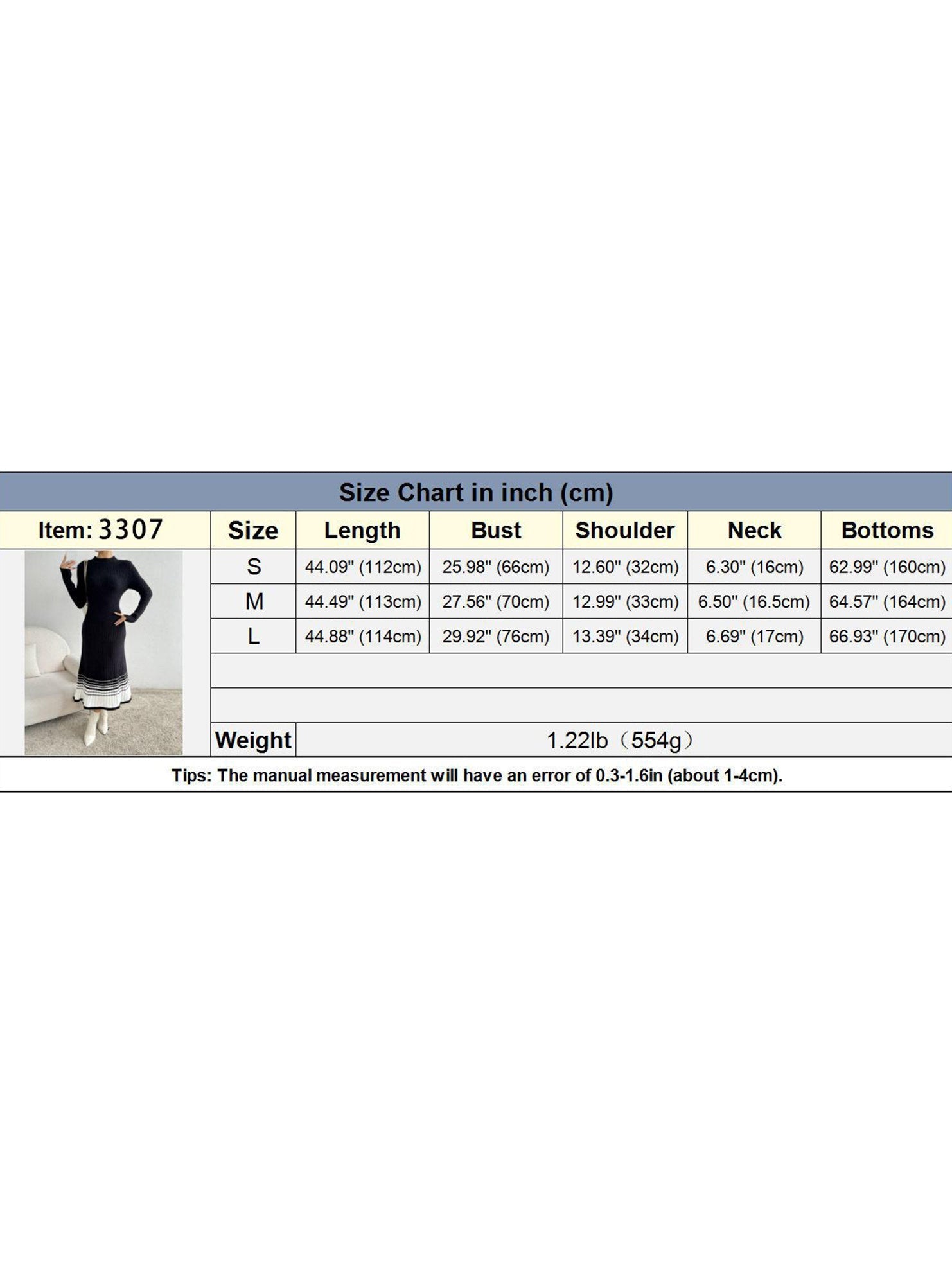 Anna-Berg | Pleated Black And White Striped Dress