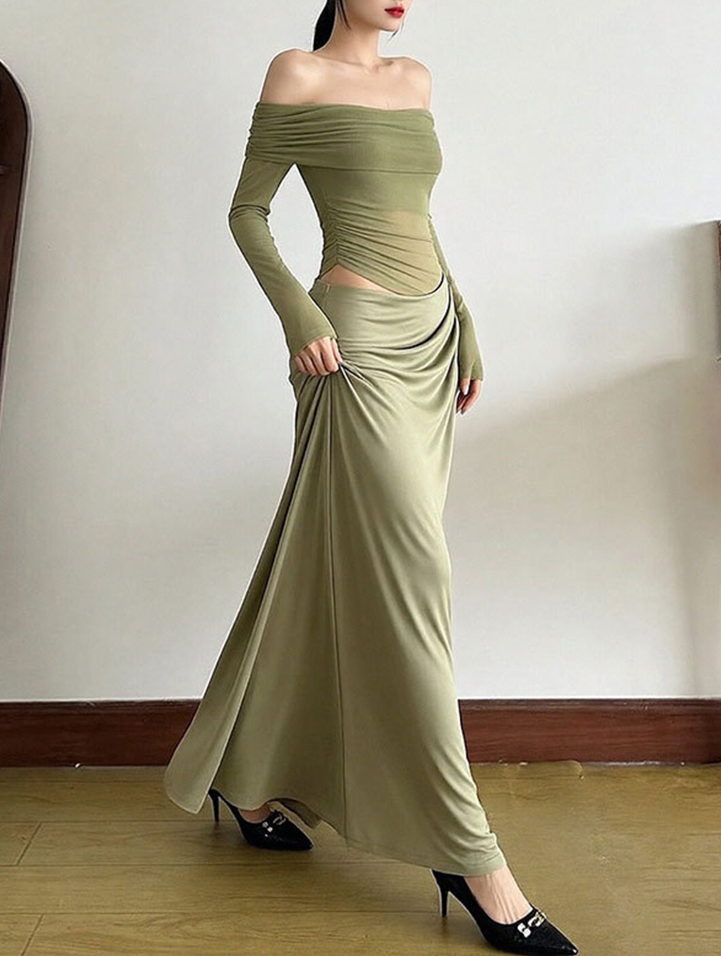 Anna-Berg | French-Style Elegant Slim-Fit Dress