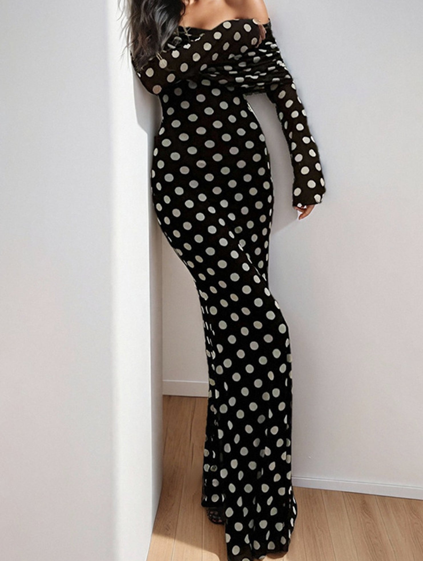 Anna-Berg | Polka Dot Sexy And Elegant Dress
