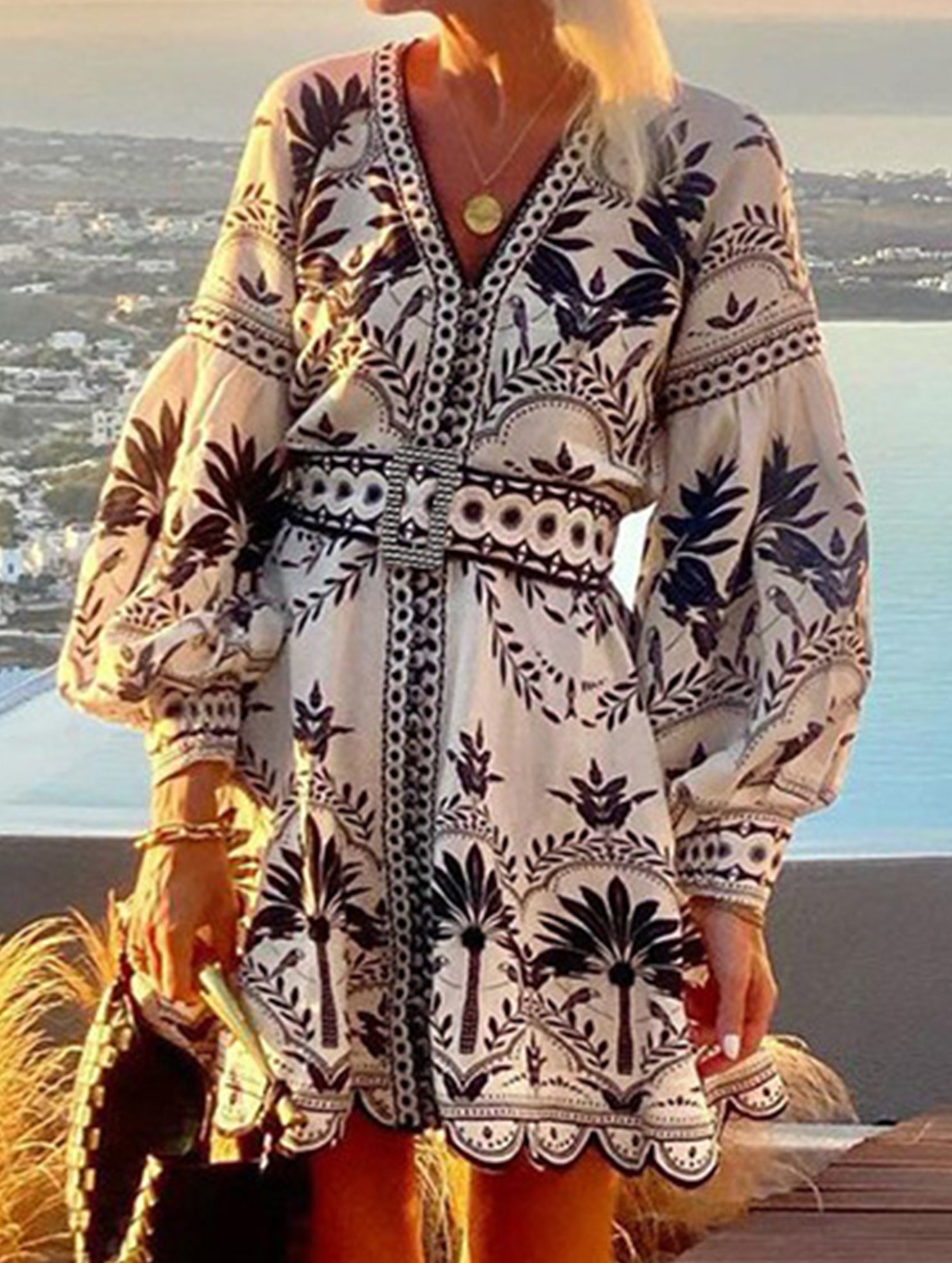 Anna-Berg | Printed Beach Dress
