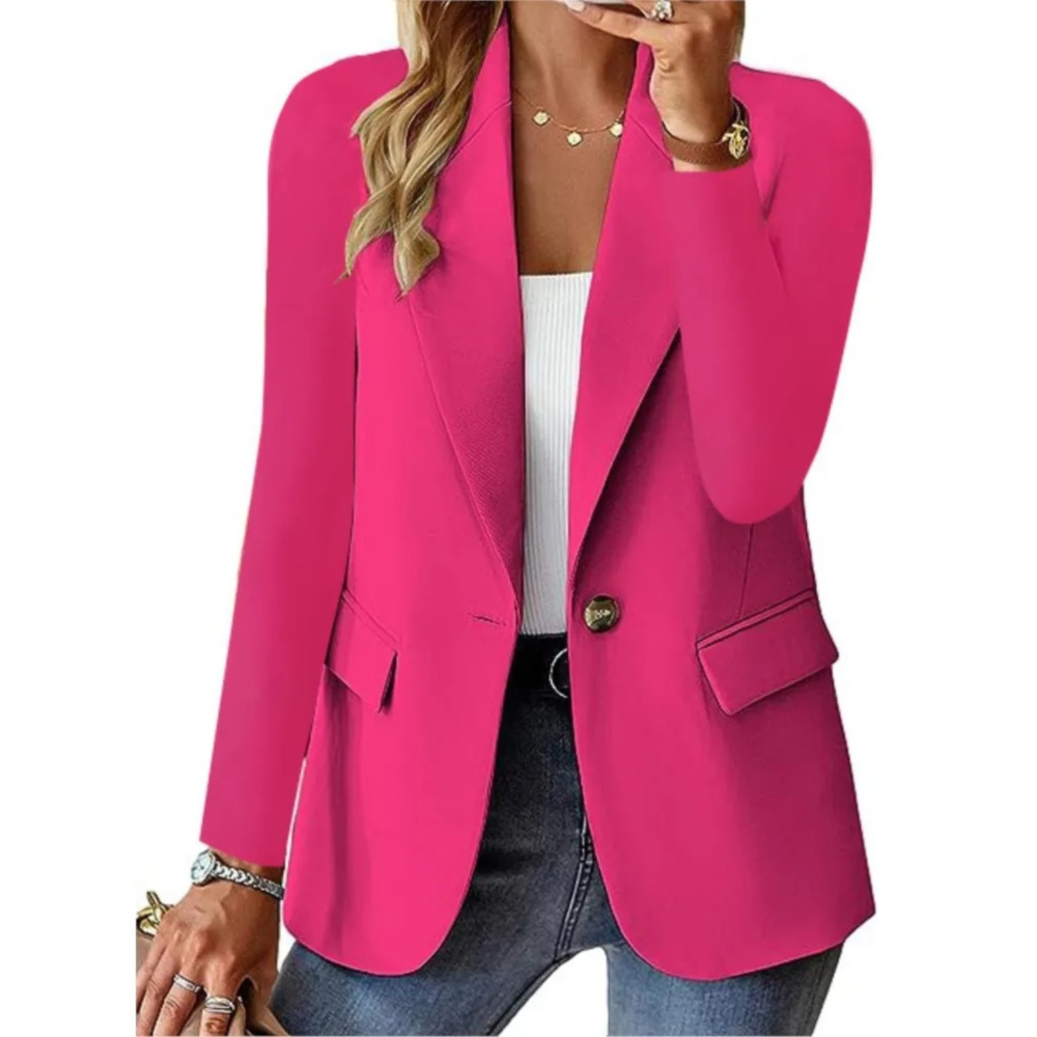 Anna-Berg | Tailored Long Sleeve Blazer