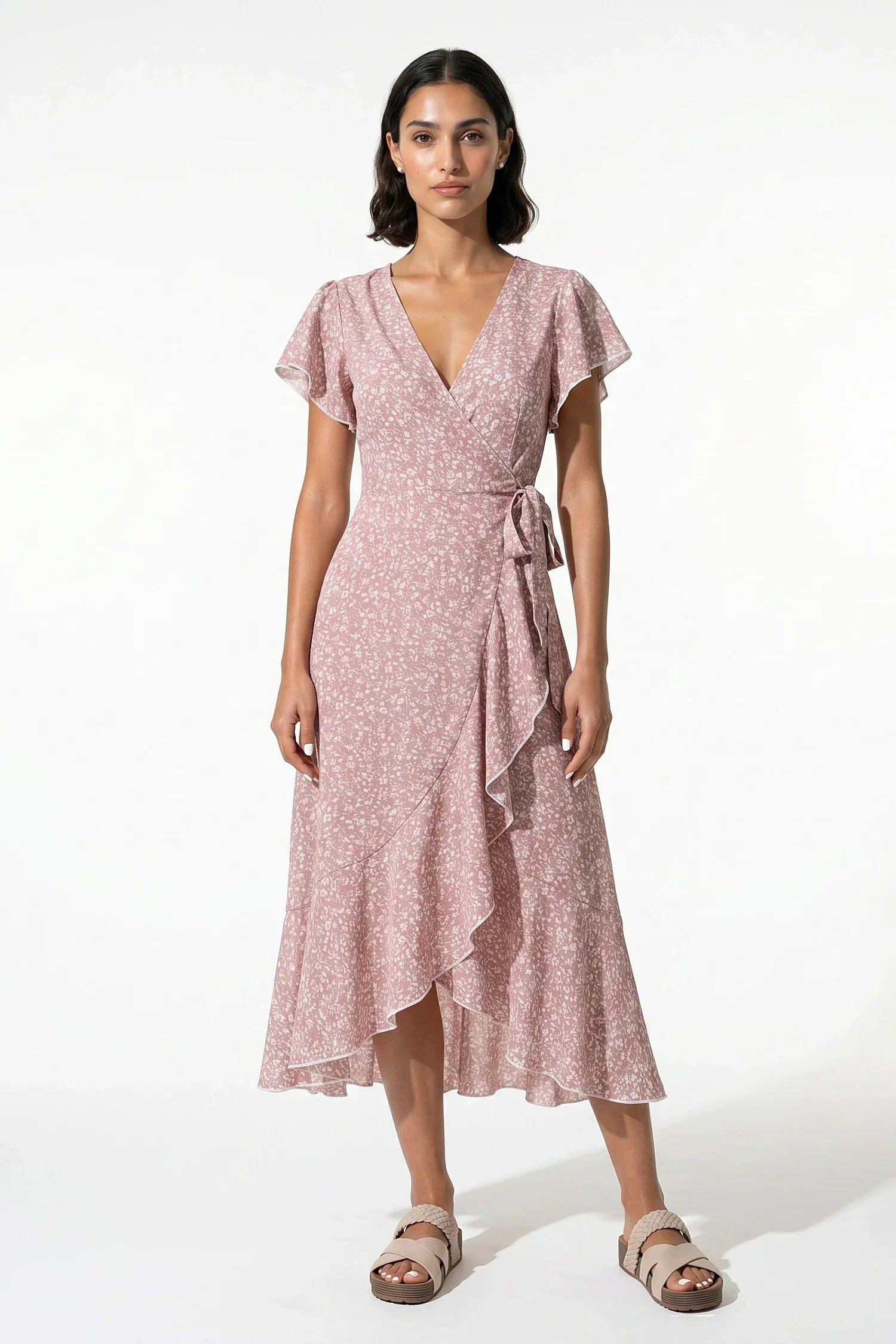Anna-Berg | Floral A-Line Casual Summer Dress