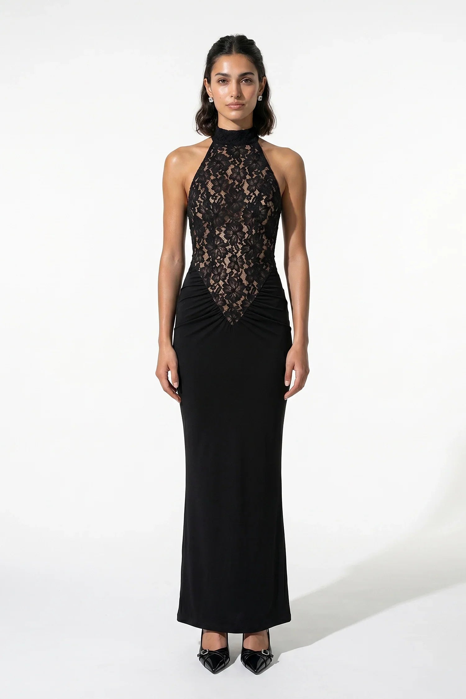 Anna-Berg | Strapless Lace Bodycon Fitted Dress
