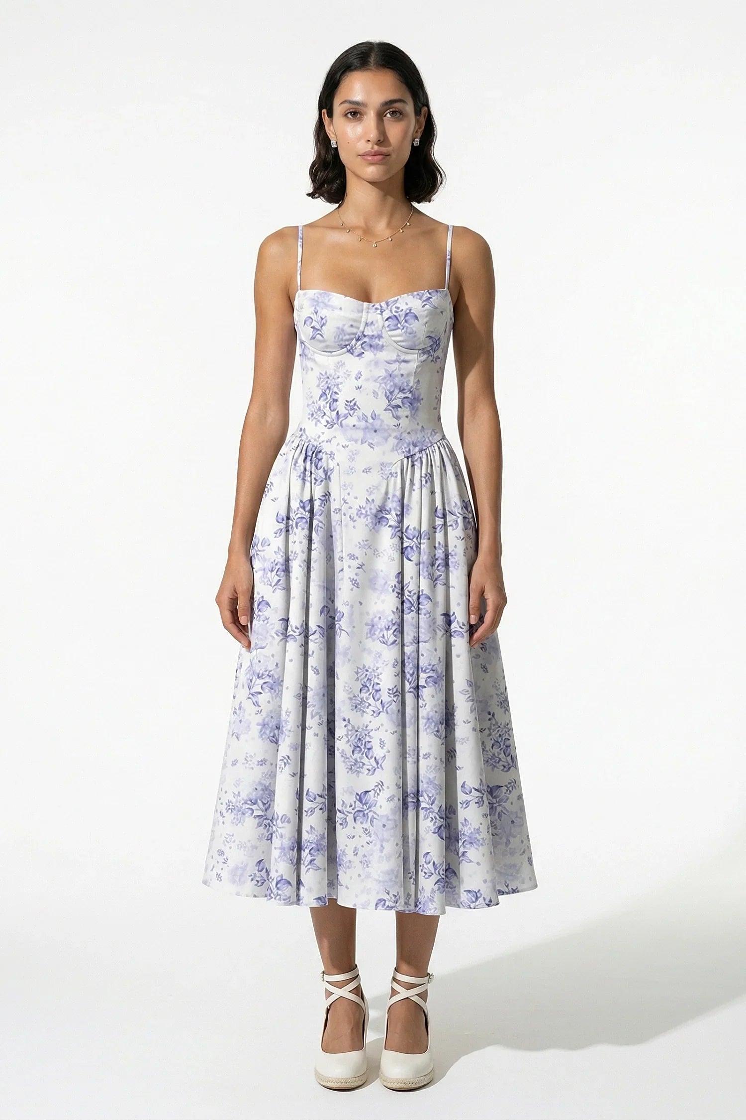 Anna-Berg | Floral Sleeveless Lightweight Summer Dress