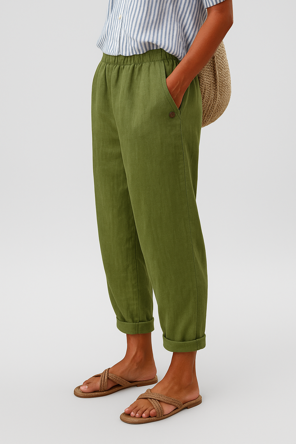 Anna-Berg | Stylish Pants With Side Pockets with a Flattering Silhouette