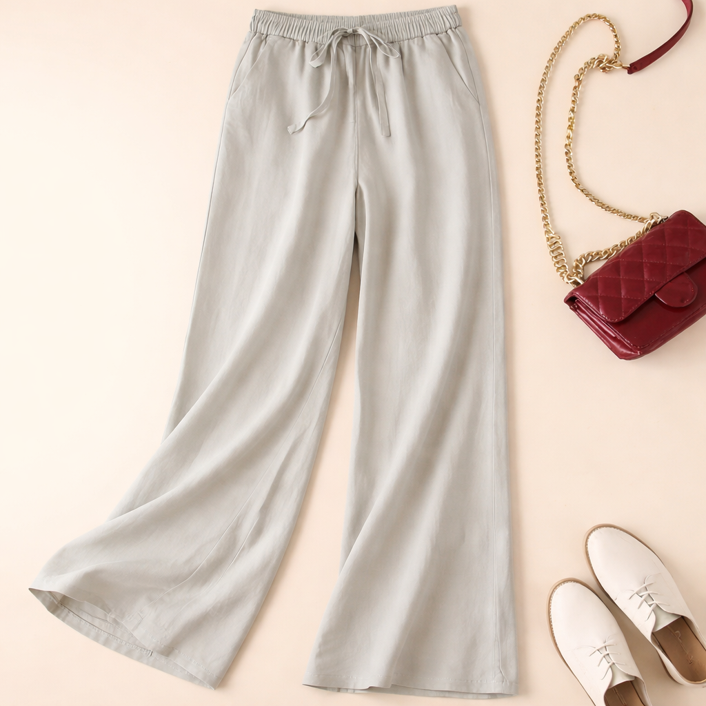 Anna-Berg | Effortless Relaxed Drawstring Pants in a Flattering Cut
