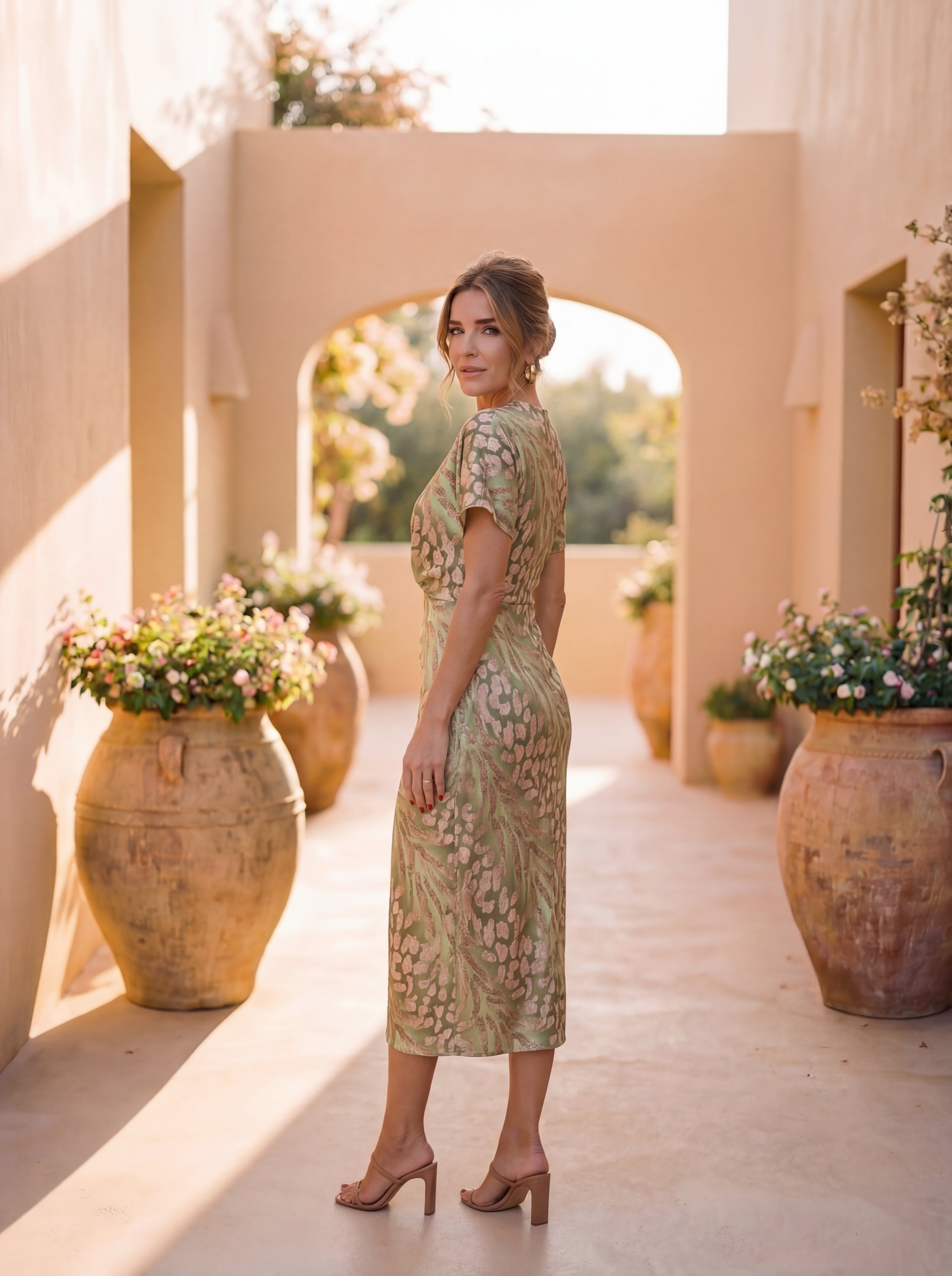 Anna-Berg | Graceful Calandra Dress with Graceful Drape