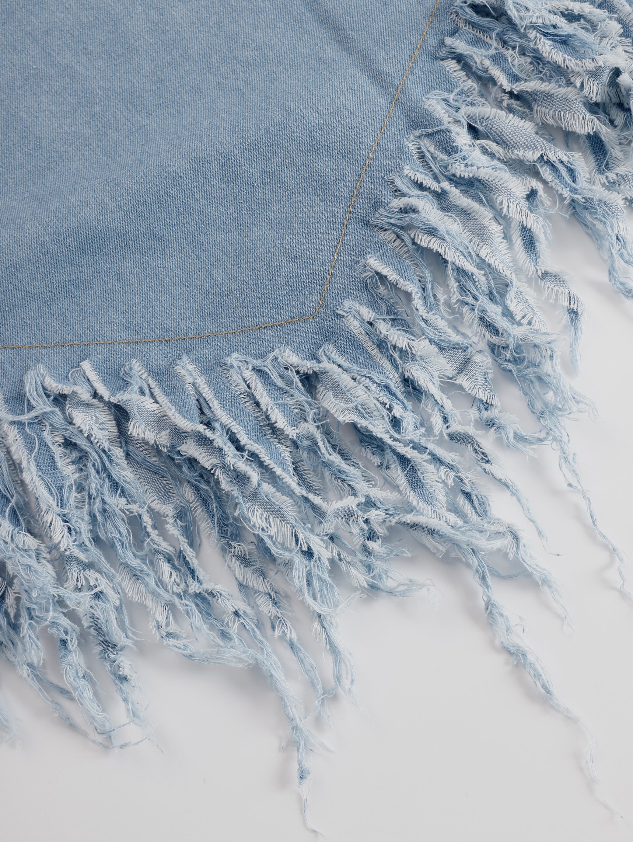 Anna-Berg | Denim Tassel Casual Dress
