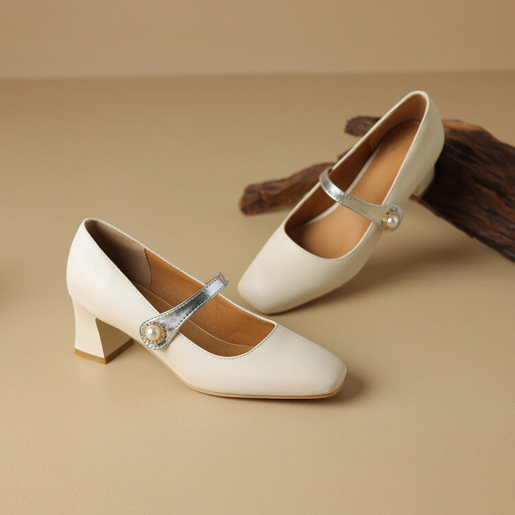 Anna-Berg | Block Heel Mules