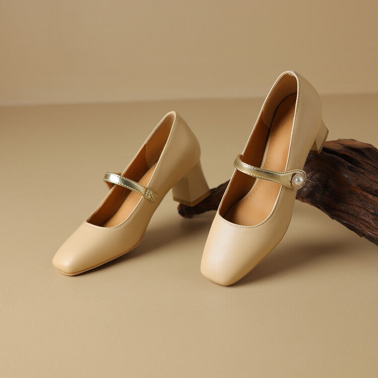 Anna-Berg | Block Heel Mules