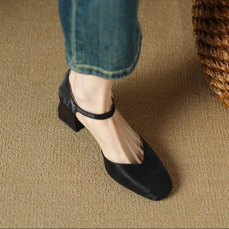 Anna-Berg | Block Heel Mules