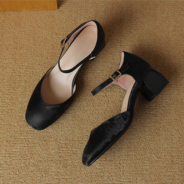 Anna-Berg | Block Heel Mules