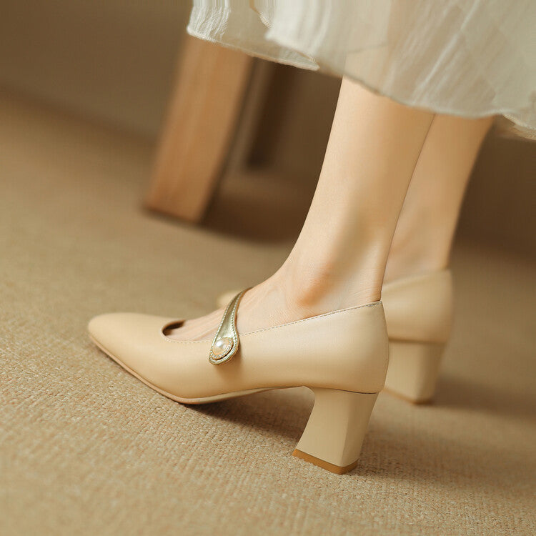 Anna-Berg | Block Heel Mules