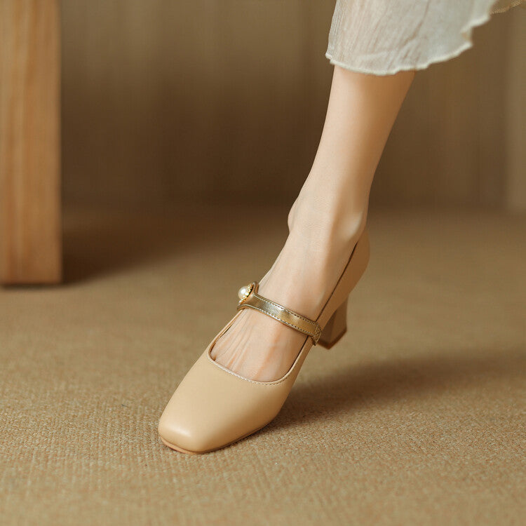 Anna-Berg | Block Heel Mules