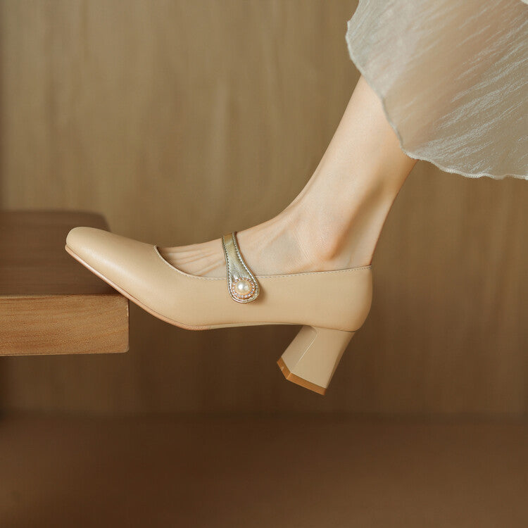 Anna-Berg | Block Heel Mules
