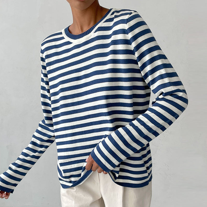 Anna-Berg | Striped Long-Sleeve Shirt