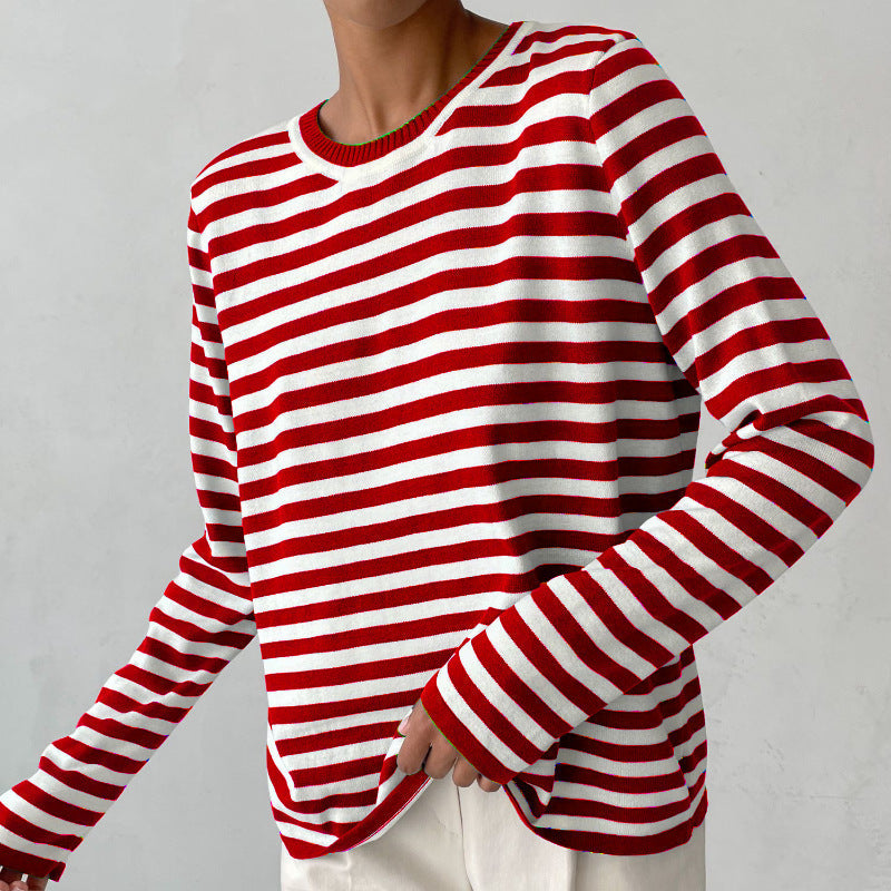 Anna-Berg | Striped Long-Sleeve Shirt