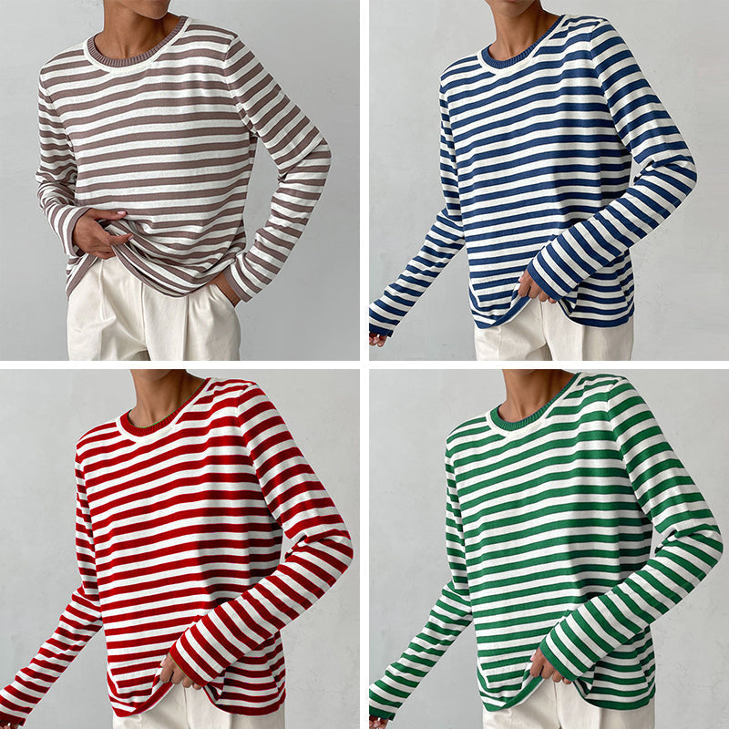Anna-Berg | Striped Long-Sleeve Shirt