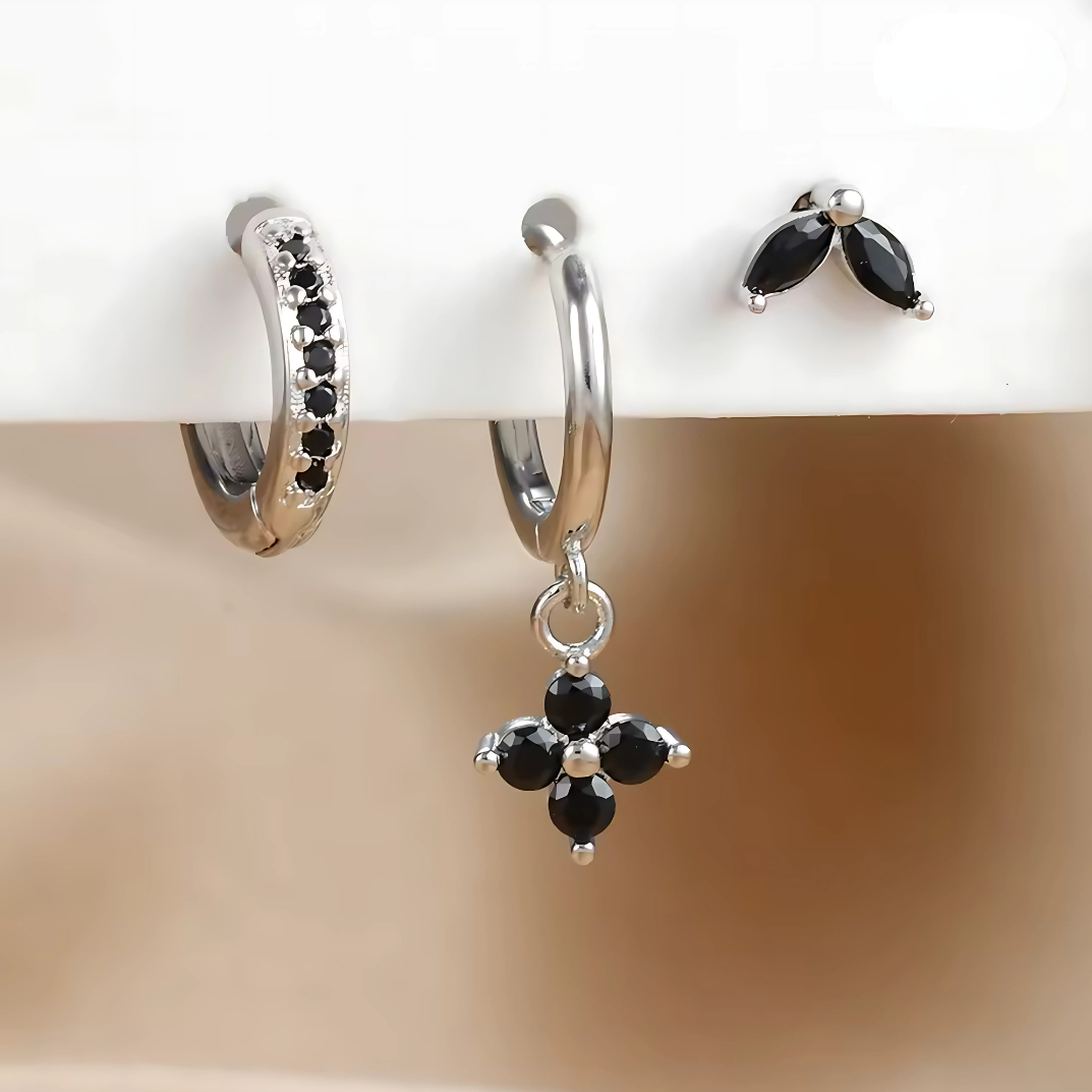 Hazel - Olivia Piercing Set – Effortless Edge, All-Day Comfort