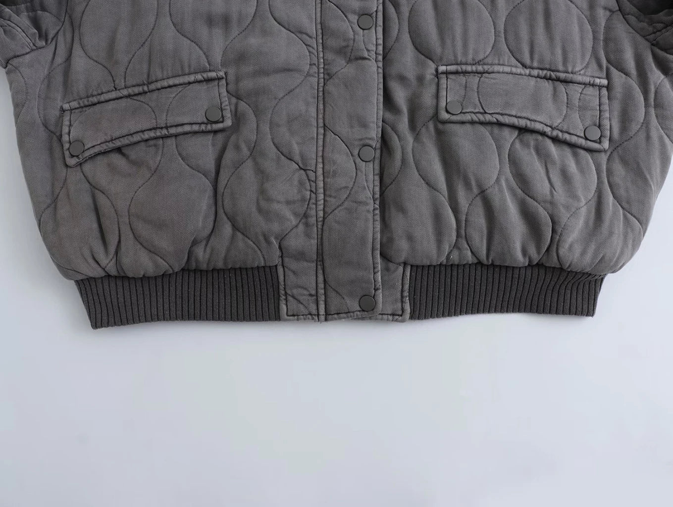 Anna-Berg | Women's Oversized Quilted Bomber Jacket