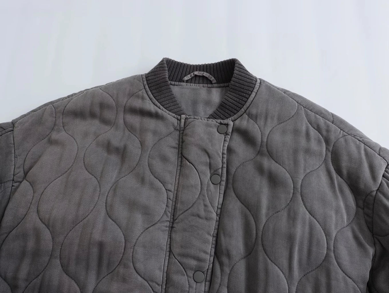Anna-Berg | Women's Oversized Quilted Bomber Jacket