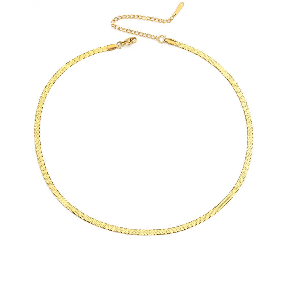 Stella Fishbone Chain Necklace