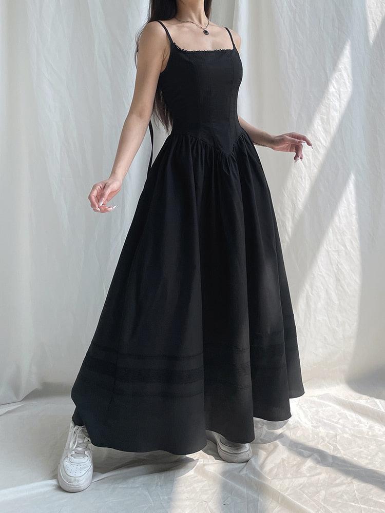 Anna-Berg | Goth Strap Dress