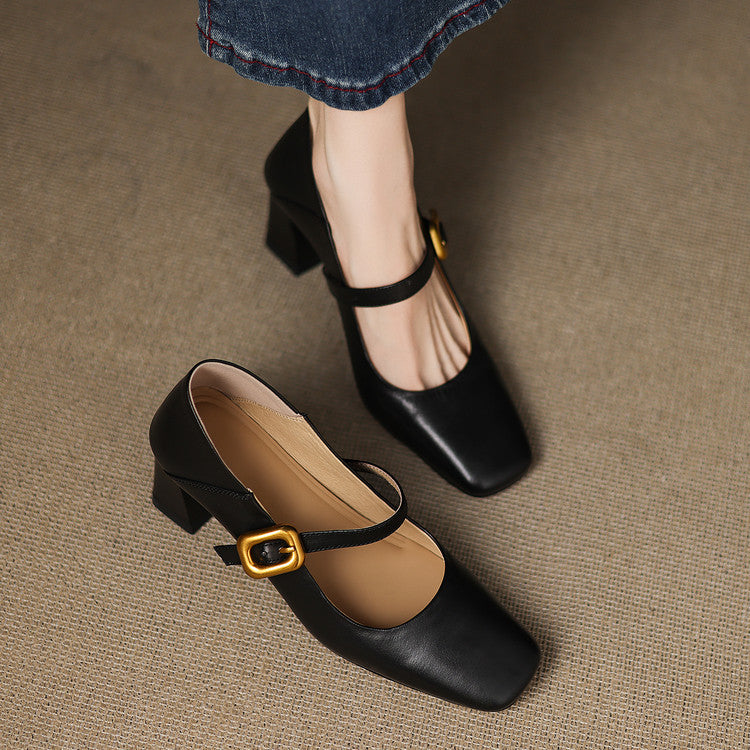 Anna-Berg | Genuine Leather Heels