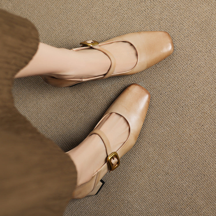 Anna-Berg | Genuine Leather Heels
