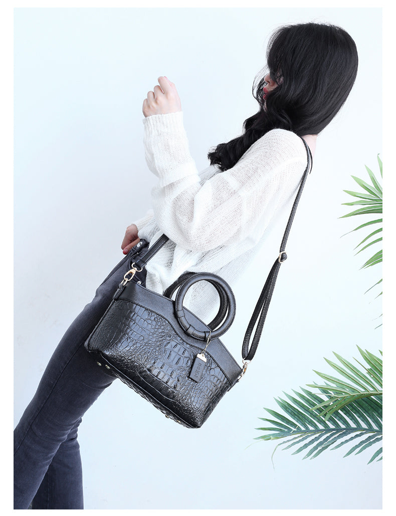 Oriana | Handbag, Crocodile, Retro Gradient