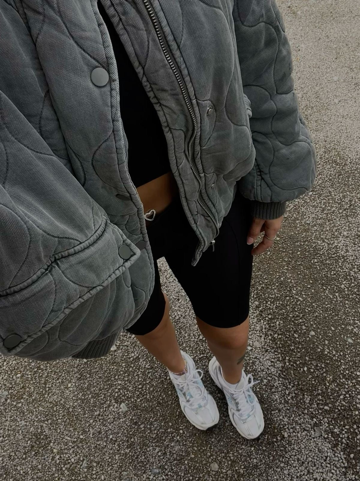 Anna-Berg | Women's Oversized Quilted Bomber Jacket